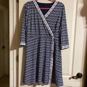 Talbots Faux Wrap Dress
